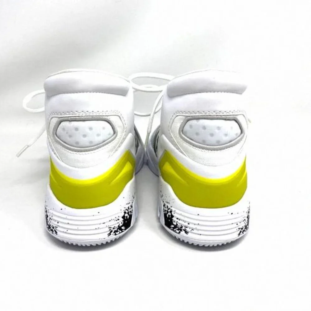 💖MEGA SALE💖Converse Men's 169512C G4 White Black Leather Mesh Venom Lemon - Picture 7 of 9